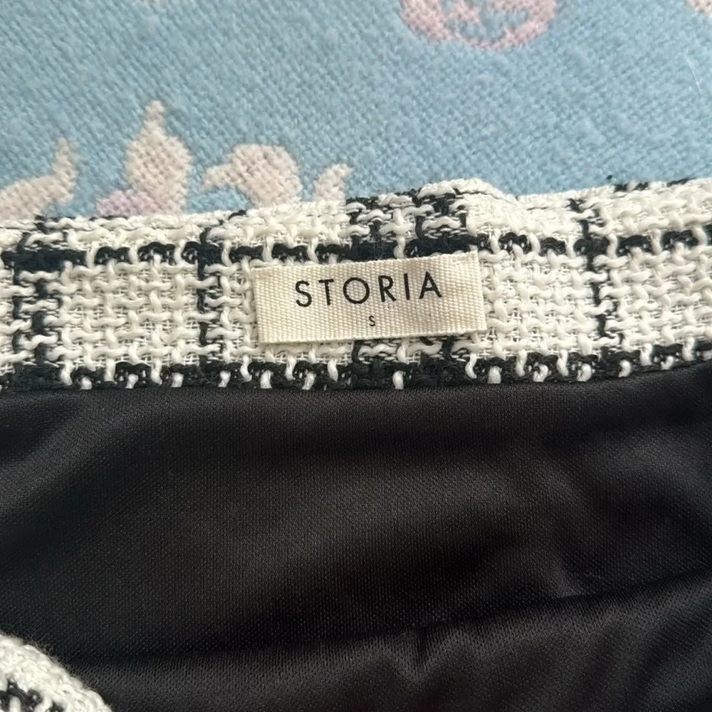 *Storia* Sz S Lined Tweed Mini Skirt